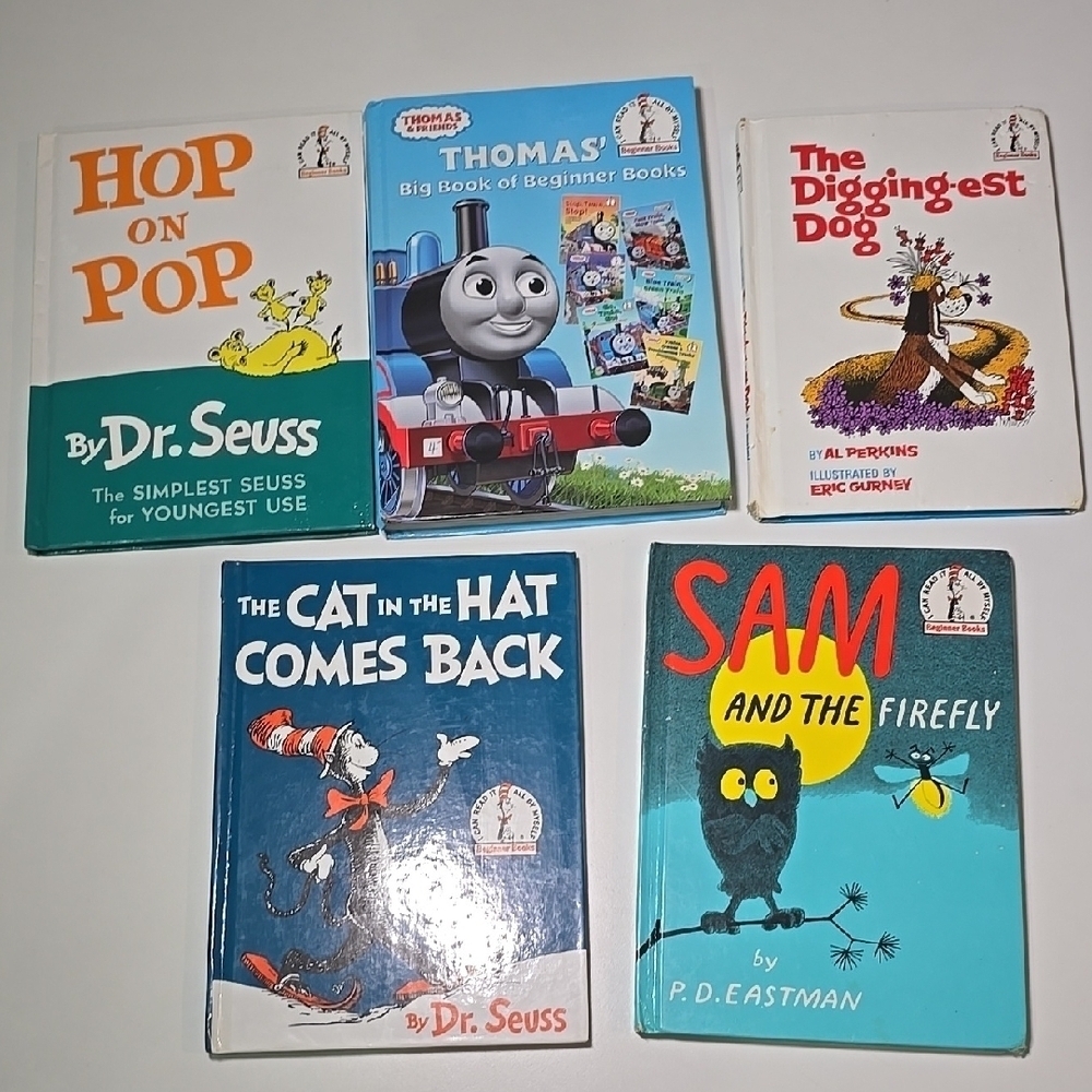 Dr. SEUSS Children's Book Collection Thomas The Train Rare Vintage